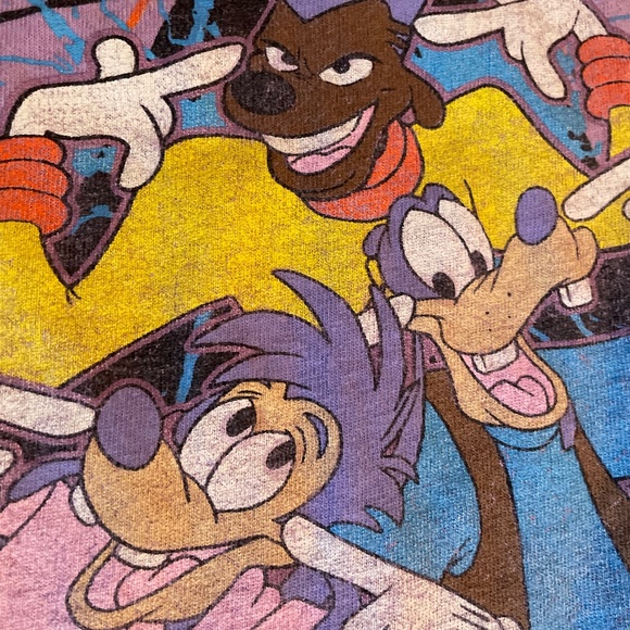 Disney Powerline Goofy T-Shirt – Purple – Medium – Women’s - Picture 1 of 8